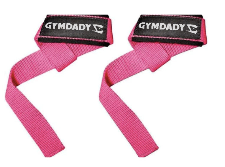 Lifting Straps  Premium Padded Weightlifting Straps - Pink