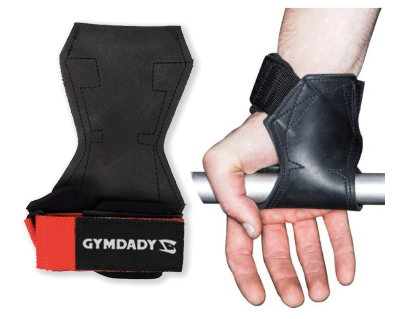 Weight Lifting Grips With Wrist Straps